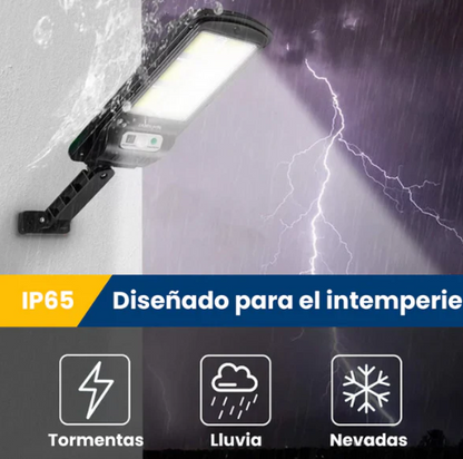 LAMPARA SOLAR CON SENSOR IP67