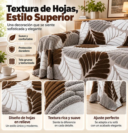 Elegante funda de sofá de jacquard antideslizante. 4 PIEZAS