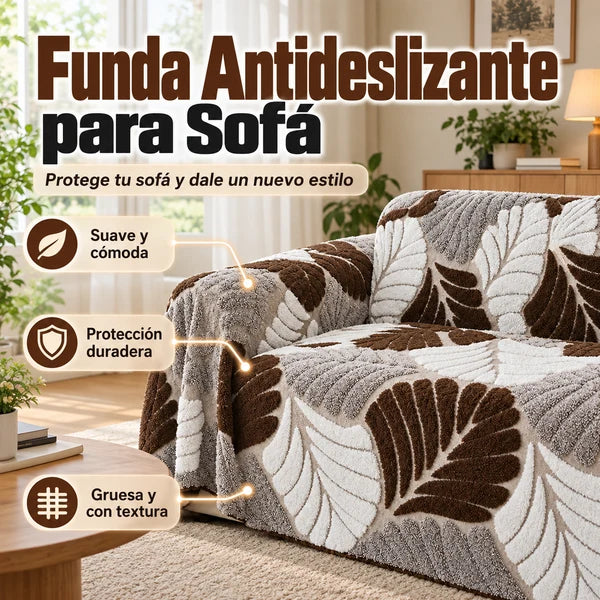 Elegante funda de sofá de jacquard antideslizante. 4 PIEZAS