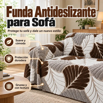 Elegante funda de sofá de jacquard antideslizante. 4 PIEZAS