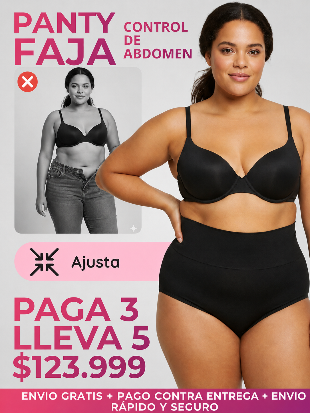 PANTY FAJA - PAGA 3 LLEVA 5- ENVIO GRATIS