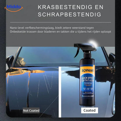 Sopami™ NanoShield Spray | Recubrimiento cristalino, alto brillo y protección de la pintura