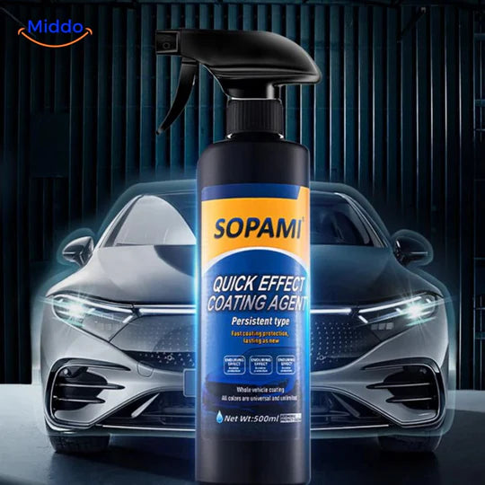 Sopami™ NanoShield Spray | Recubrimiento cristalino, alto brillo y protección de la pintura