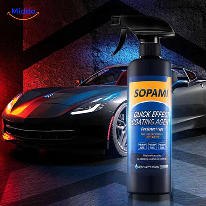Sopami™ NanoShield Spray | Recubrimiento cristalino, alto brillo y protección de la pintura