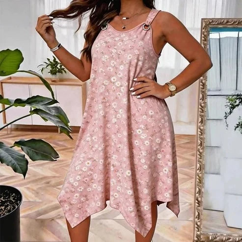 Vestido Largo Floral de Margaritas |  Fresco y Versátil - Oferta Paga 1 - Lleva 3 - Descuento 50%